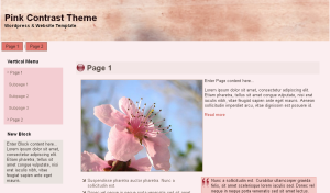Pink Contrast Theme