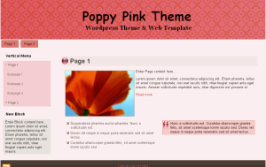 Poppy Pink Theme